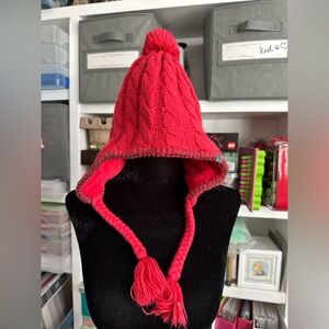 Red Knit Kids Winter Hat